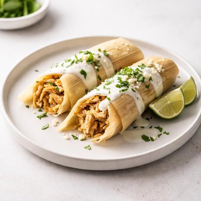 Image of Quick Chicken and Cheese Tamales
