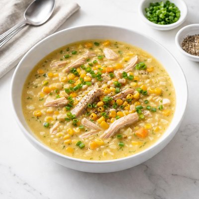 Image of Quick Chicken and Corn Soup