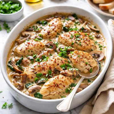 Image of Quick Chicken and Mushroom Casserole