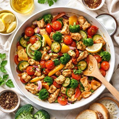 Image of Quick Chicken and Veggie Saute