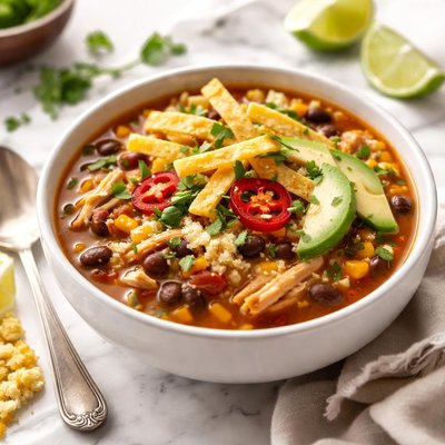 Image of Quick Chicken Tortilla Soup