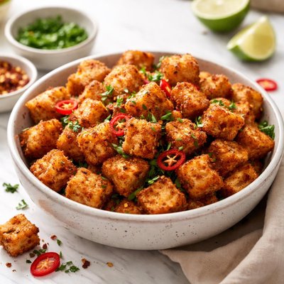 Image of Quick Chili Croutons