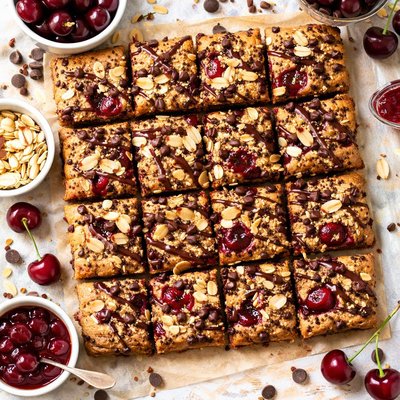 Image of Quick Chocolate Cherry Bars