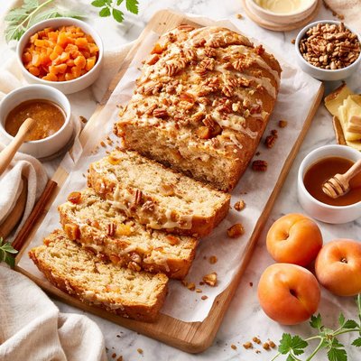 Image of Quick Cinnamon Apricot Biscuit Bread