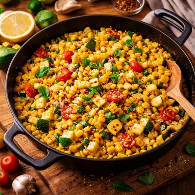 Image of Quick Corn and Zucchini Saute