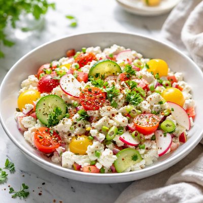 Image of Quick Cottage Cheese Salad