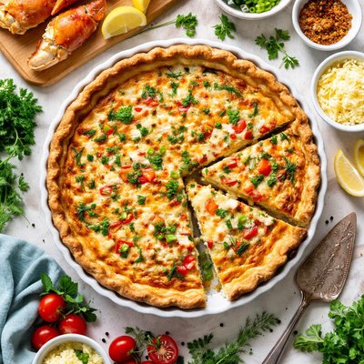Image of Quick Crab Quiche