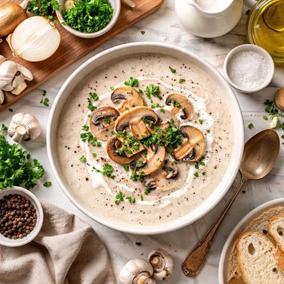 Image of Quick Cream of Mushroom Soup