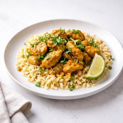 Image of Quick Curried Chicken and Couscous