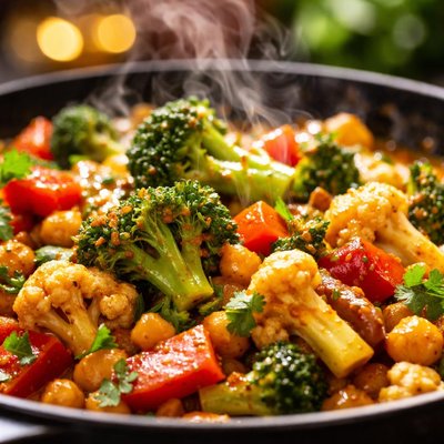 Image of Quick Curried Vegetable Saute