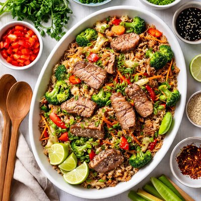 Image of Quick Dinner Using Leftover Pork Tenderloin
