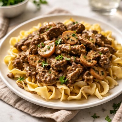 Image of Quick Easy Beef Stroganoff