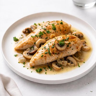 Image of Quick Easy Chicken in Wine Sauce