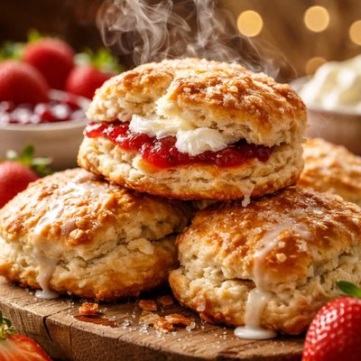 Image of Quick Easy Cream Scones