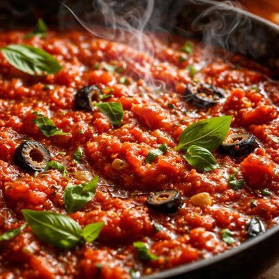 Image of Quick Easy Sicilian Pasta Sauce