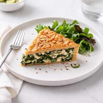Image of Quick Easy Spinach and Feta Phyllo Pie