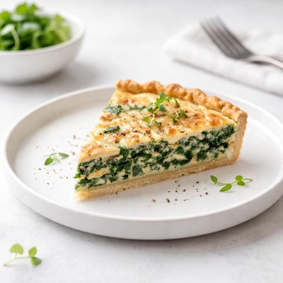 Image of Quick Easy Spinach Quiche
