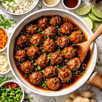 Image of Quick Easy Teriyaki Meatballs