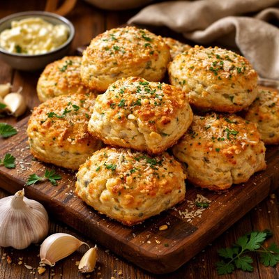 Image of Quick Garlic Biscuits