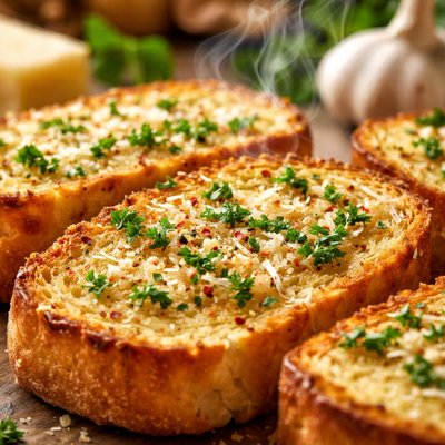 Image of Quick Garlic Parmesan Bread