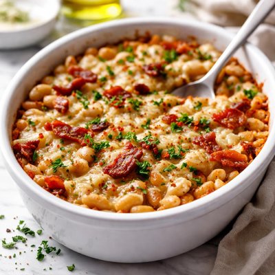 Image of Quick Gratin of Beans and Bacon
