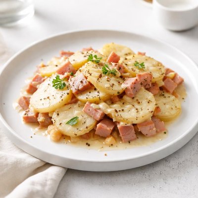 Image of Quick Ham and Potato Scallop