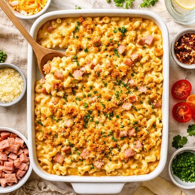 Image of Quick Ham Macaroni Casserole