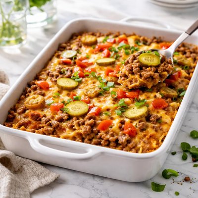 Image of Quick Hamburger Casserole