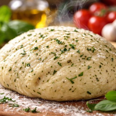 Image of Quick Herbed Pizza Dough