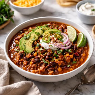 Image of Quick Homemade Chili Con Carne with Beans