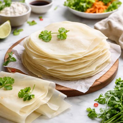 Image of Quick Homemade Spring Roll Wrappers