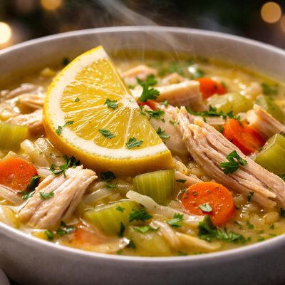 Image of Quick Lemon Chicken Soup