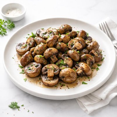 Image of Quick Low Fat Mushrooms