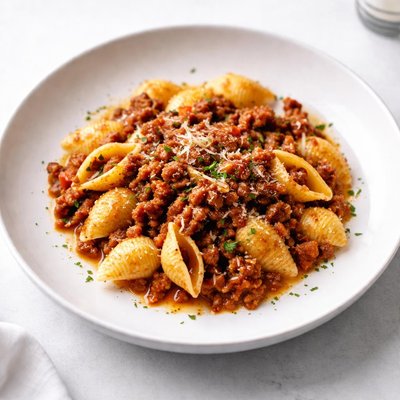 Image of Quick Meat Sauce and Shells