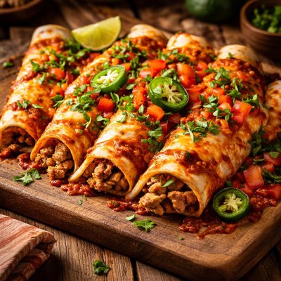 Image of Quick Mexican Cheese Enchiladas