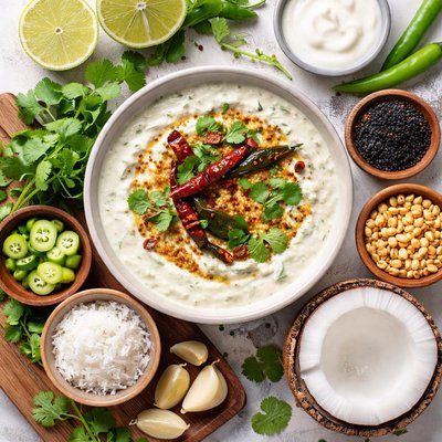 Image of Quick N Easy Coconut Chutney Dip