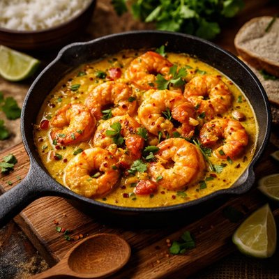 Image of Quick N Easy Curried Shrimp