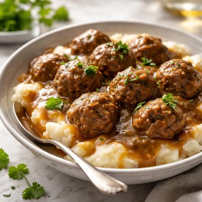 Image of Quick N Easy Meatballs N Gravy