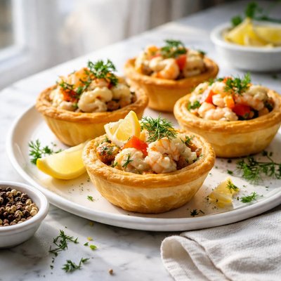 Image of Quick N Easy Seafood Tarts
