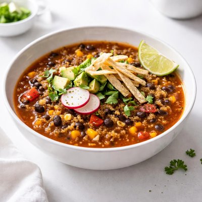Image of Quick N Healthy Vegetarian Taco Soup