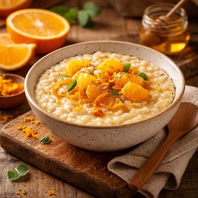Image of Quick N Zingy Orange Porridge 2 Ingredients