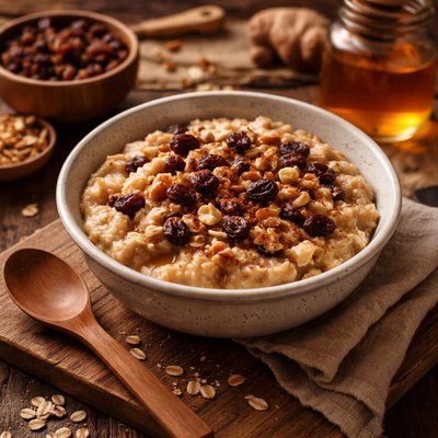 Image of Quick Oatmeal Raisin Bowl