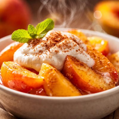 Image of Quick Peaches and Cream