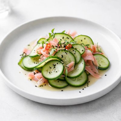 Image of Quick Pickled Cucumber and Ginger