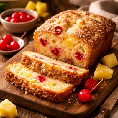 Image of Quick Pineapple Cherry Bread