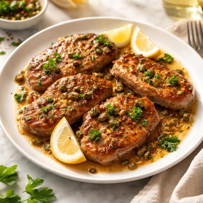 Image of Quick Pork Cutlets with Tangy Pan Sauce