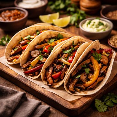 Image of Quick Portabella Fajitas