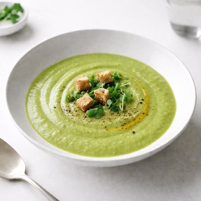 Image of Quick Pureed Green Bean Soup