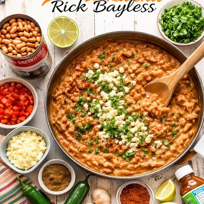 Image of Quick Refried Beans Rick Bayless