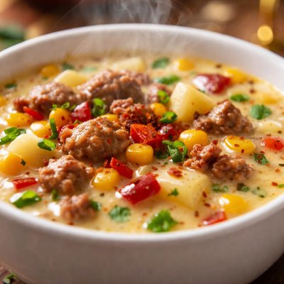 Image of Quick Sausage Corn Chowder